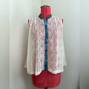 Free People Lace Blouse (S)